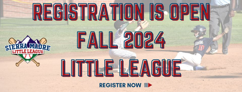 Fall Baseball Registration is Open!